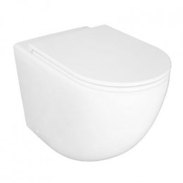 Унитаз приставной Azario Grado 365х570х410 безободковый, смыв 