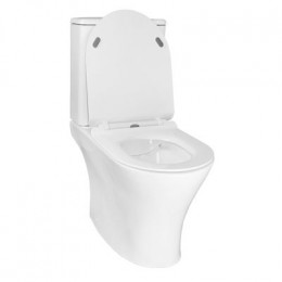 Унитаз-компакт Azario Verde 650х380х790 напольный, безободковый, с быстросъемным сиденьем микролифт (AZ-8220)