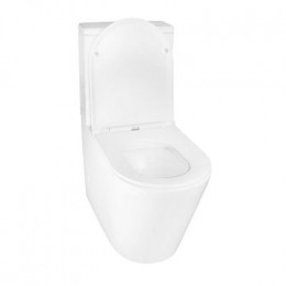 Унитаз-компакт Azario Maro 670x380x850 напольный, безободковый, с бачком и сиденьем микролифт (AZ-2125A-R)