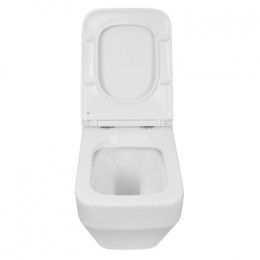 Унитаз подвесной Azario MONEO 530х365х370 безободковый, в комплекте с быстросъемным сидением микролифт (AZ-0062)