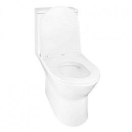 Унитаз - компакт Azario Dante 360х660х805 напольный, безободковый, быстросъемное сиденье микролифт (93589)