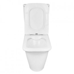 Унитаз-компакт Azario AVERO 660x360х820 напольный, безободковый в комплекте с бачком, смывным механизмом Geberit и сиденьем микролифт (AZ-3121-G)