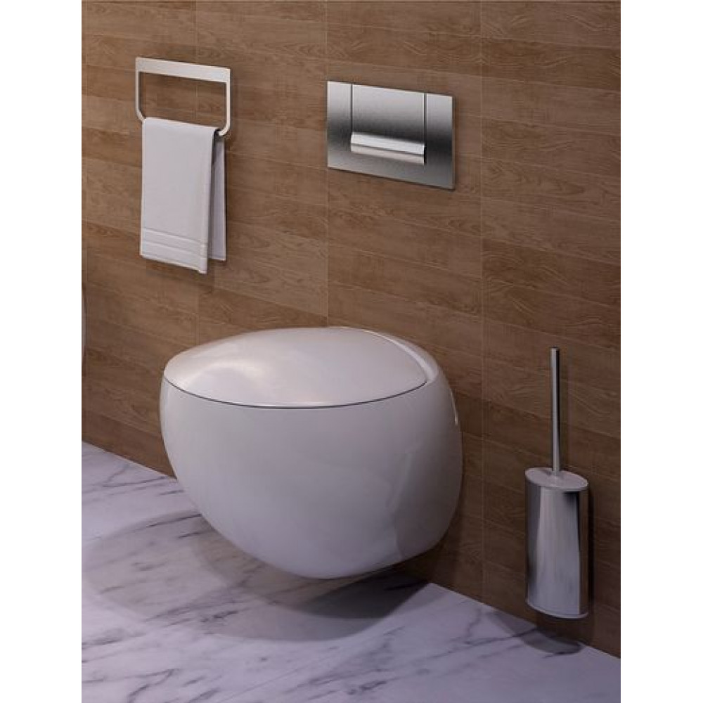 Унитаз подвесной Sanita Luxe Ringo с быстросъемным сидением микролифт (WC.WH/Ringo/DM/WHT.G/S1)