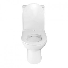 Унитаз-компакт Azario Kano 370х630х800 напольный, безободковый, в комплекте с быстросъемным сиденьем микролифт (93590)