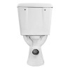 Унитаз напольный Loranto Lino 370х670х720 с сиденьем микролифт (soft close) полипропилен, белый (CS-CT8812)