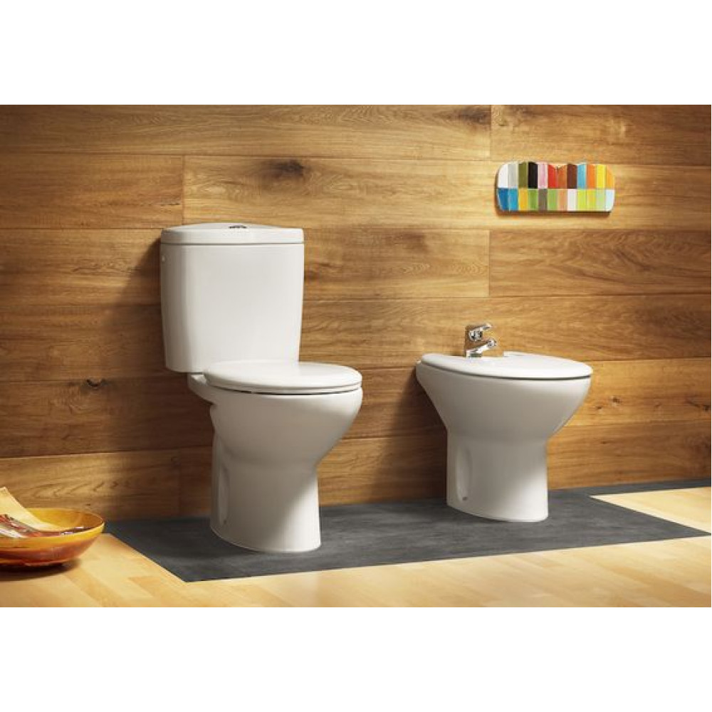 Низ к унитазу Roca Victoria, косой выпуск, белый  (7.3423.9.U00.0)