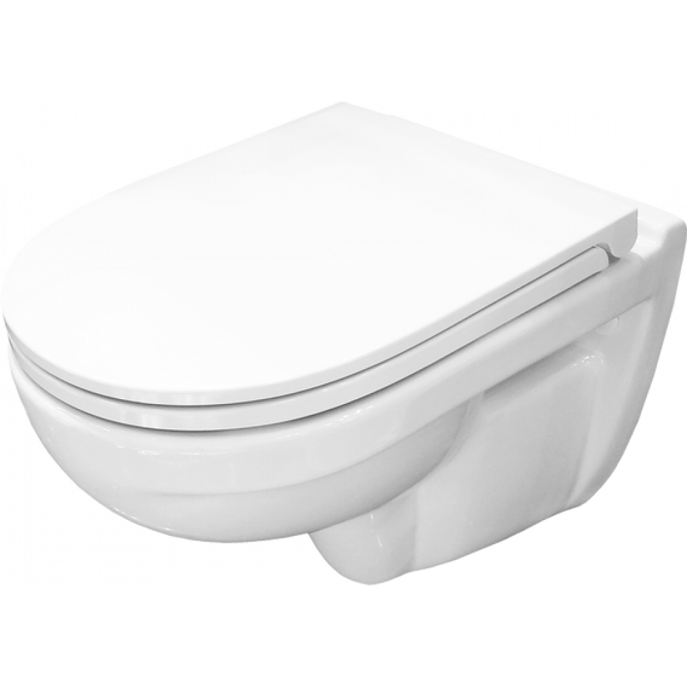 Унитаз подвесной Sanita Luxe Best Luxe быстросъемное сиденье микролифт (WC.WH/Best/DM/WHT.G/S1)