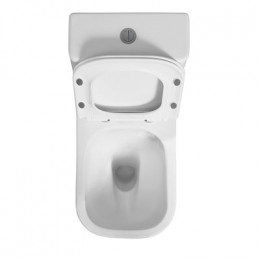 Унитаз-компакт Azario ESCONDA 355х620х805 напольный, безободковый, слив "Торнадо", в комплекте с быстросъемным сиденьем микролифт (AZ-1255A)