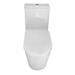 Унитаз-моноблок Azario Scala 360х690х790 безободковый, слив "Торнадо", с быстросъемным сиденьем  микролифт (AZ-8101)