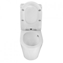 Унитаз-моноблок Azario Scala 360х690х790 безободковый, слив "Торнадо", с быстросъемным сиденьем  микролифт (AZ-8101)