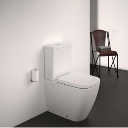 Чаша унитаза Ideal Standard i.life S Безободковый напольный пристенный унитаз с технологией RimLS+ (T500001)