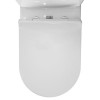 Унитаз-компакт Creo Ceramique ARCHI 380х680х820 безободковый, с тонкой крышкой, микролифт
