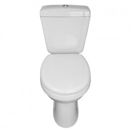Унитаз-компакт Creo Ceramique PROJECT с микролифтом 656х390х775, прямой выпуск, сливная арматура в комплекте