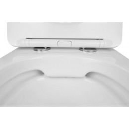 Унитаз подвесной Azario Gloria 480х370х360 безободковый, с быстросъемным сиденьем микролифт (AZ-2003)