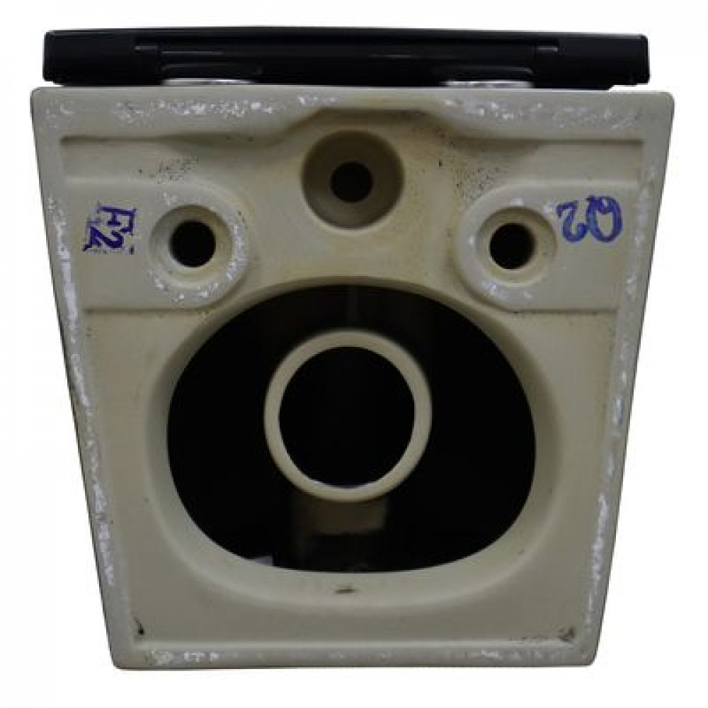 Унитаз подвесной Azario Grado 370х490х360 безободковый, система антивсплеск (Торнадо), с быстросъемным сиденьем микролифт, черный матовый (AZ-0046-UQ1-MB)