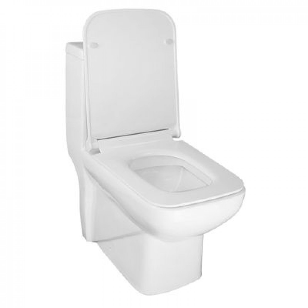 Унитаз-моноблок Azario Zeno 640х365х740 ободковый, с быстросъемным сиденьем Slim микролифт (AZ-1169)