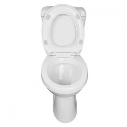 Унитаз-компакт Creo Ceramique PROJECT с микролифтом 656х390х775, прямой выпуск, сливная арматура в комплекте