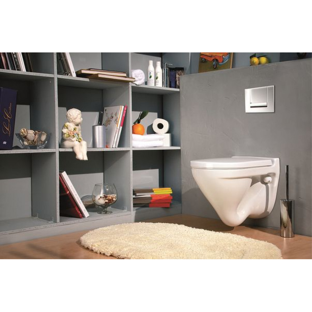Унитаз подвесной Sanita Luxe Attica 345х495х400 с сидением микролифт (WC.WH/Attica/DM/WHT.G/S1)