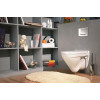 Унитаз подвесной Sanita Luxe Attica 345х495х400 с сидением микролифт (WC.WH/Attica/DM/WHT.G/S1)