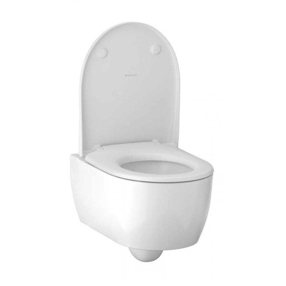 Унитаз подвесной Geberit ICON T54 безободковый, с тонким, быстрорсъемным сиденьем микролифт (500.784.01.1)