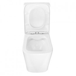 Унитаз-компакт Azario Rise 385х623х792 напольный, безободковый с быстросъемным сиденьем микролифт (AZ-68D)