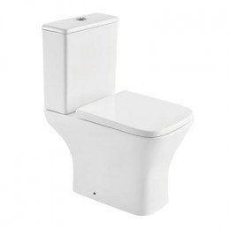 Унитаз-компакт Azario Nigel 365х615х795 напольный, безободковый, слив "Tornado", быстросъемное сиденье микролифт (AZ-55T)