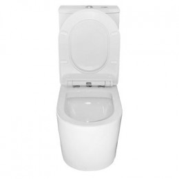 Унитаз-компакт Creo Ceramique RENNES с быстросъемным сидением микролифт, безободковый