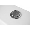 Унитаз-компакт Azario Quadro 605x340x810 напольный, смыв "Торнадо", безободковый с сидением микролифт и арматурой, белый (AZ-2175 UQ1)