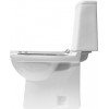 Унитаз-компакт Sanita Lux Next Slim напольный, с сиденьем микролифт, белый (WC.CC/Next/2-SlimDM/WHT.G/S1)