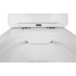 Унитаз подвесной Azario Grado 370х490х360 безободковый, с быстросъемным сидением микролифт (AZ-0046)