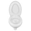 Унитаз подвесной Azario STELLA 370х400х550 ободковый, с быстросъемным сидением микролифт, белый (AZ-VT005+AZ-VT005sc)