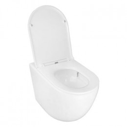 Унитаз приставной Azario Grado 365х570х410 безободковый, смыв 