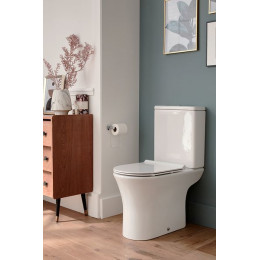 Чаша напольного унитаза Jacob Delafon ALEO безободковый, крепления в комплекте, белый (UJAL102-0)