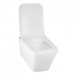 Унитаз подвесной Azario Mona 530x360x365 безободковый, в комплекте с сидением микролифт (AZ-0057)