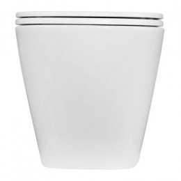 Унитаз подвесной Azario PRO 490х345х355 безободковый, в комплекте с быстросъемным сидением микролифт (PRO-002)