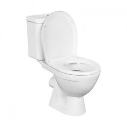 Унитаз-компакт JICA LYRA PLUS 360x630x770 напольный, горизонтальный выпуск, нижний подвод воды, монтажный комплект, белый (8.2638.6.000.242.9)