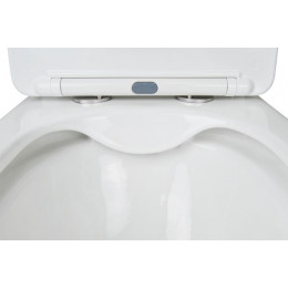 Унитаз-компакт Azario AVERO 660x360х820 напольный, безободковый в комплекте с бачком, смывным механизмом Geberit и сиденьем микролифт (AZ-3121-G)