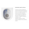 Унитаз подвесной Sanita Luxe Attica 345х495х400 с сидением микролифт (WC.WH/Attica/DM/WHT.G/S1)