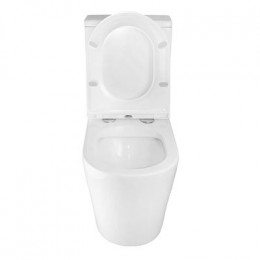 Унитаз-компакт Azario Maro 670x380x850 напольный, безободковый, с бачком и сиденьем микролифт (AZ-2125A-R)