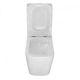 Унитаз-компакт Azario Ferra 365х650х785 напольный, безободковый, с быстросъемным сиденьем микролифт (AZ-1015)