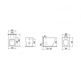 Чаша напольного унитаза Jika Pure (8234240000001)