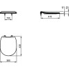 Унитаз подвесной Ideal Standard Connect безободковый, с сиденьем Микролифт, белый (W941103)