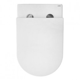 Унитаз приставной Azario Grado 365х570х410 безободковый, смыв 