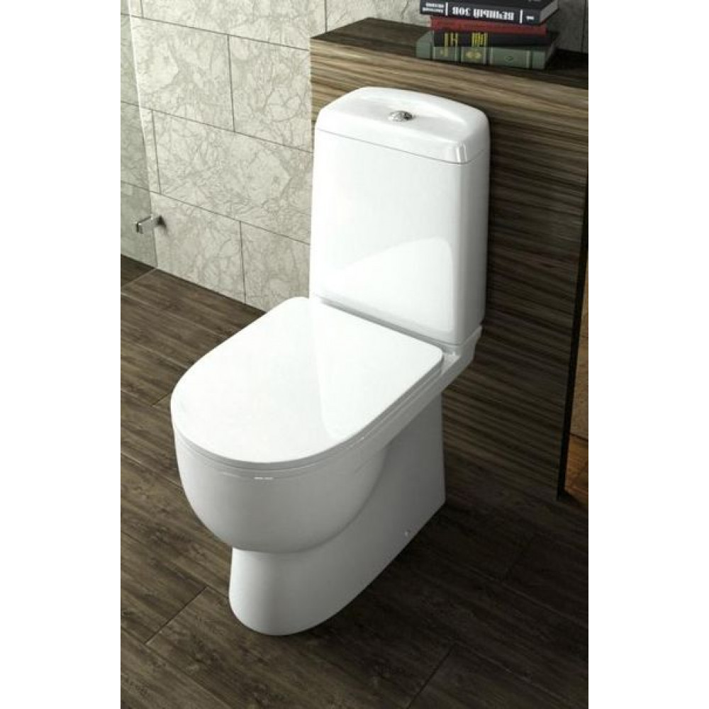 Унитаз-компакт Sanita Luxe Best с сиденьем микролифт (WC.CC/Best/2-DM/WHT.G/S1)