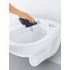 Унитаз подвесной Grohe Bau Ceramic безободковый, с сиденьем микролифт (39351000)