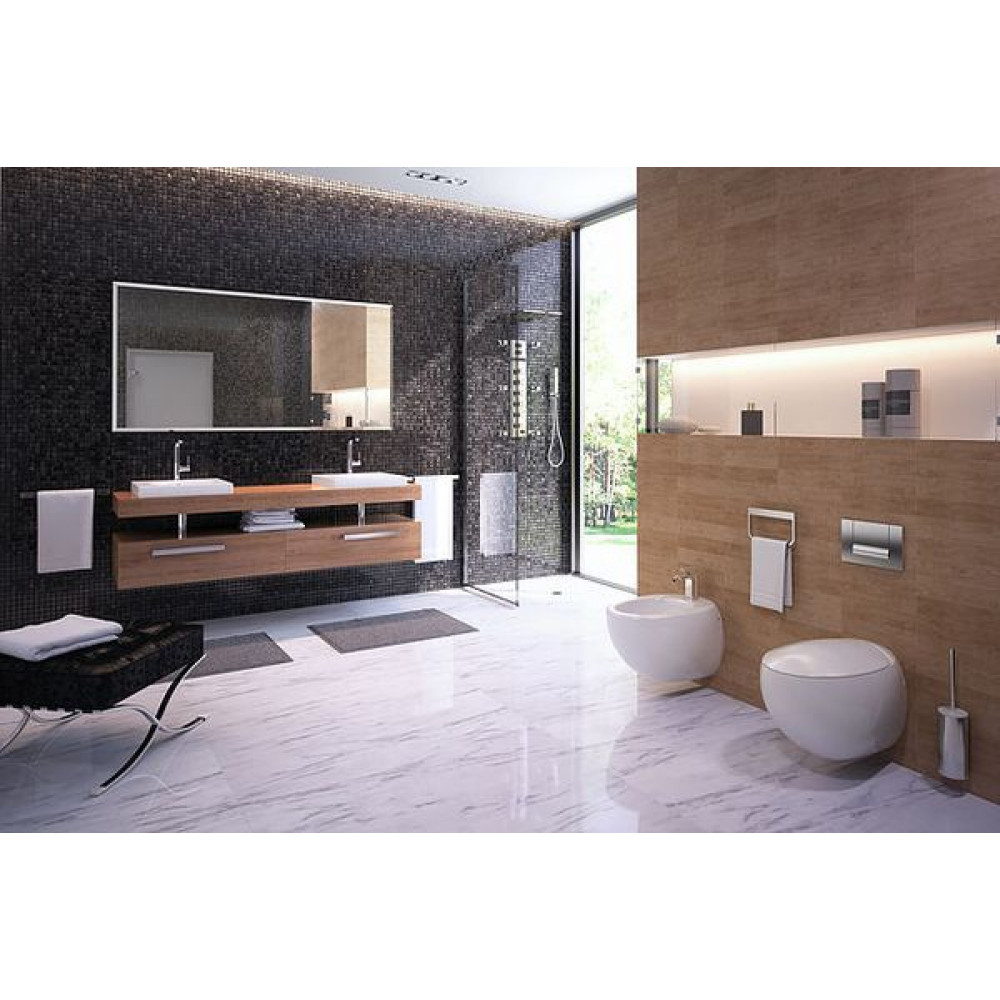 Унитаз подвесной Sanita Luxe Ringo с быстросъемным сидением микролифт (WC.WH/Ringo/DM/WHT.G/S1)