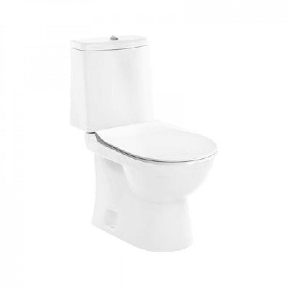 Унитаз-компакт Sanita Lux Next Slim напольный, с сиденьем микролифт, белый (WC.CC/Next/2-SlimDM/WHT.G/S1)