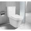 Унитаз-компакт Azario Candy 370х620х780 напольный, безободковый, в комплекте с бачком и сиденьем микролифт (AZ-1503B)
