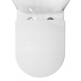 Унитаз-компакт Azario Berton 385х615х805 напольный, безободковый, слив "Торнадо", с быстросъемным сиденьем микролифт (AZ-6093)