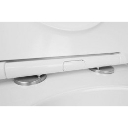 Унитаз подвесной Azario Gloria 480х370х360 безободковый, с быстросъемным сиденьем микролифт (AZ-2003)